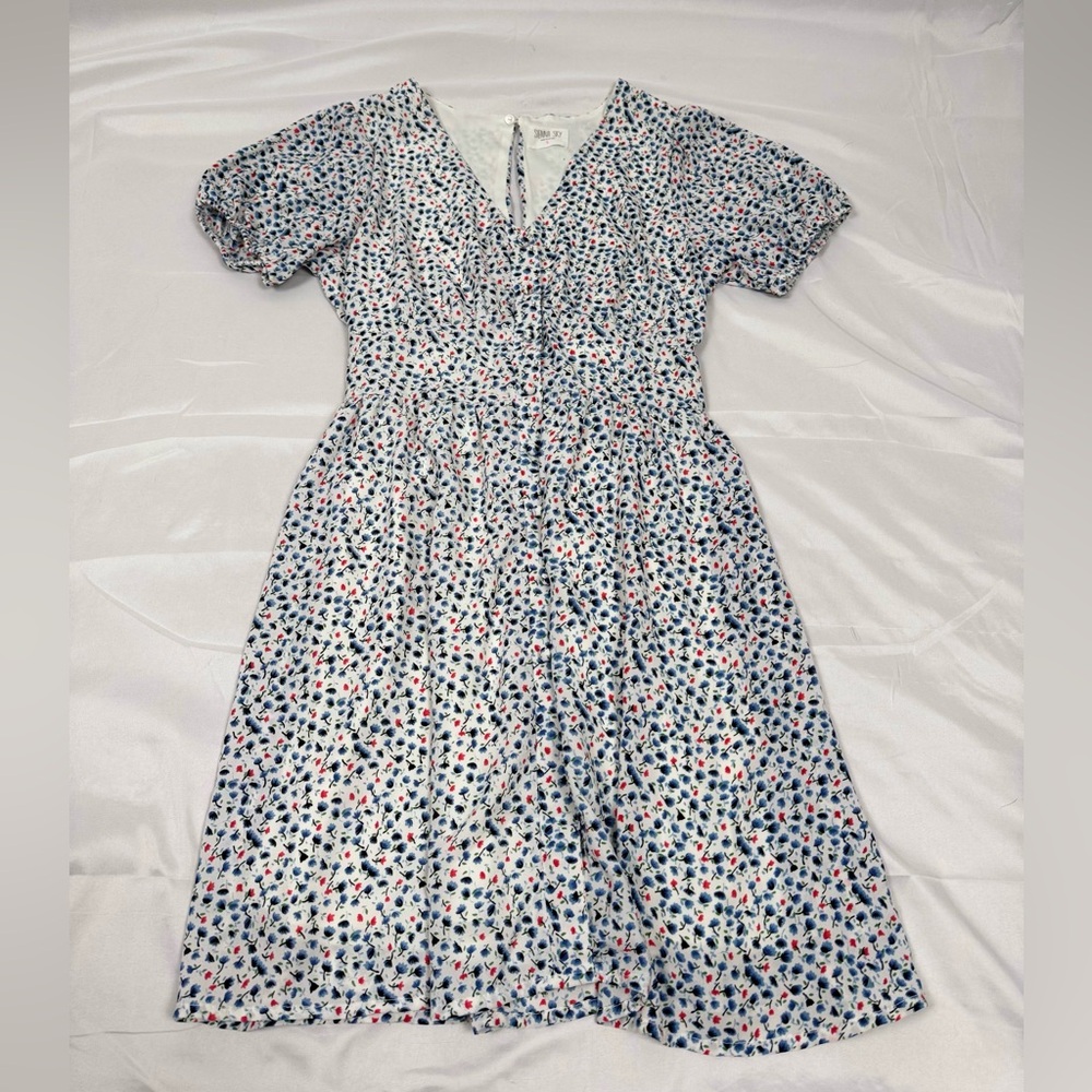 Sienna Sky Floral Mini Dress Size Small